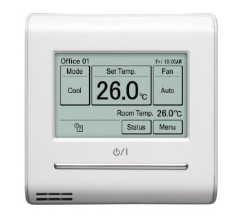 O General VRF Systems Wired Remote Controller Touch Panel UTY-RNRGZ5